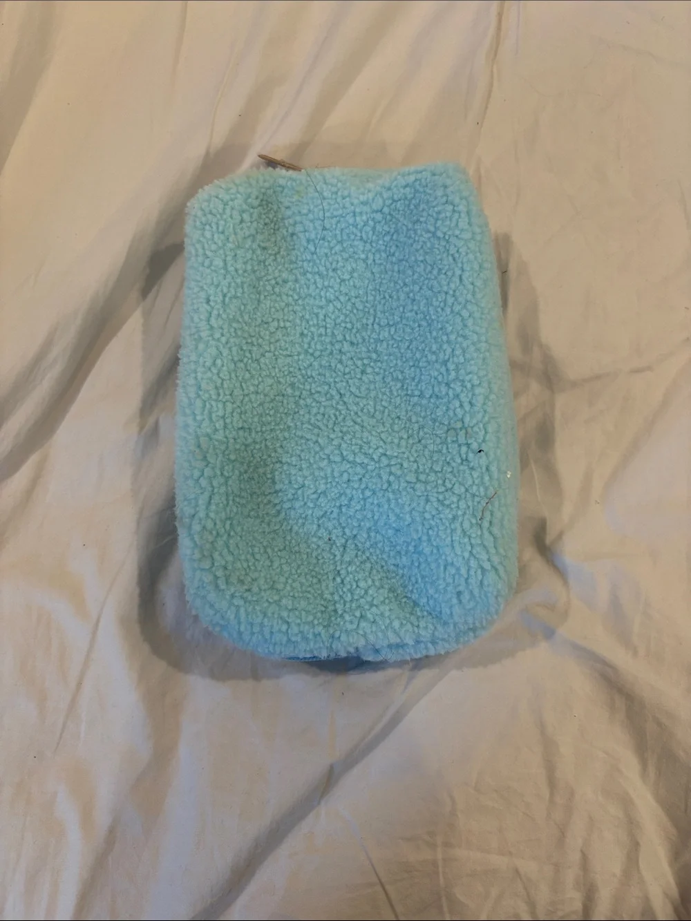 Sephora Light Blue Plush Bath Storage Pouch